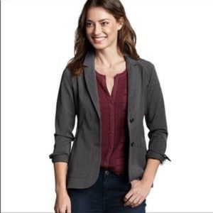 NWT Eddie Bauer size 2 grey travel blazer